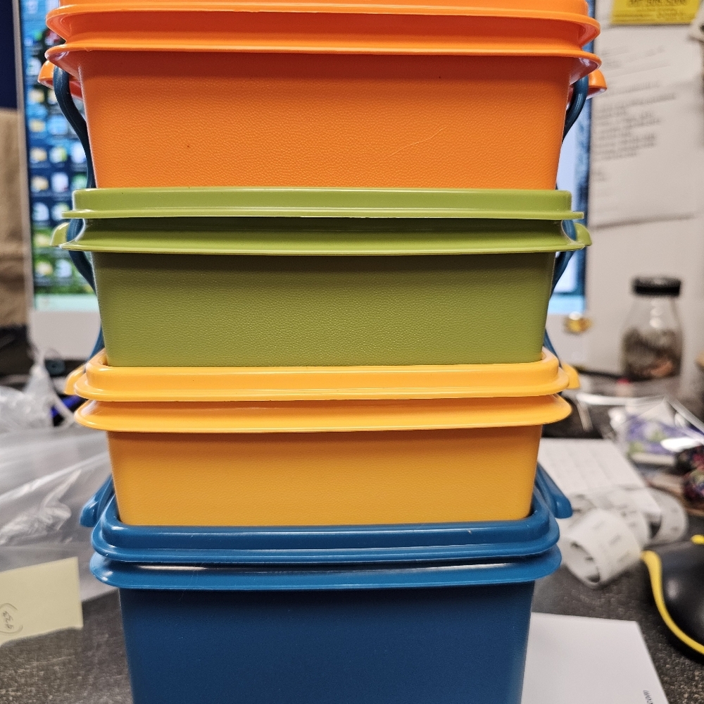 Colorful Stackable Storage Bins - Picture 5 of 5